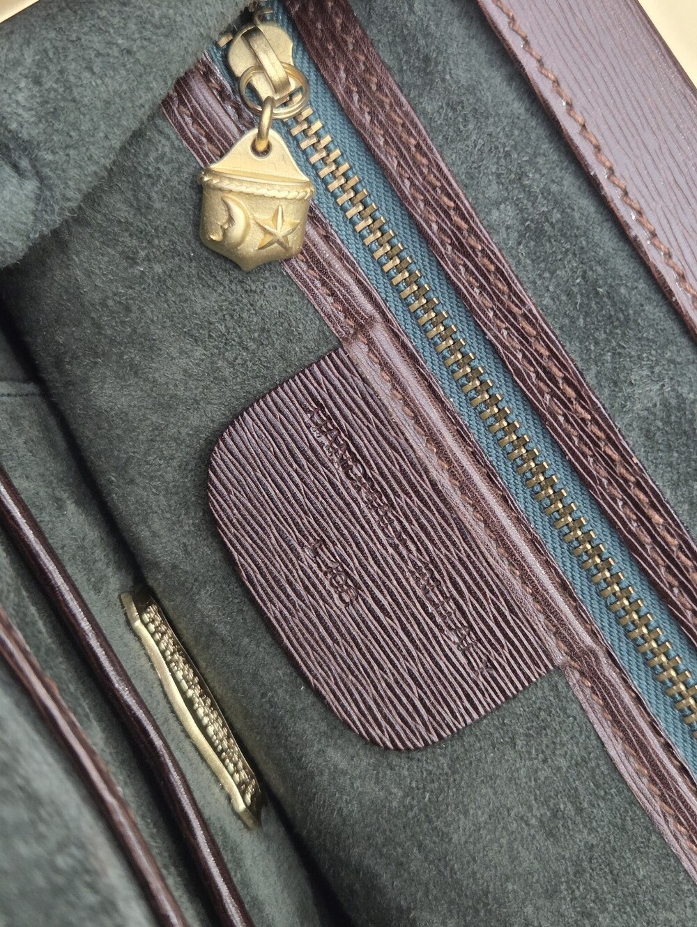BARRY KIESELSTEIN CORD BROWN LEATHER TROPHY SATCHEL BAG ALLIGATOR FEET - Picture 11 of 16